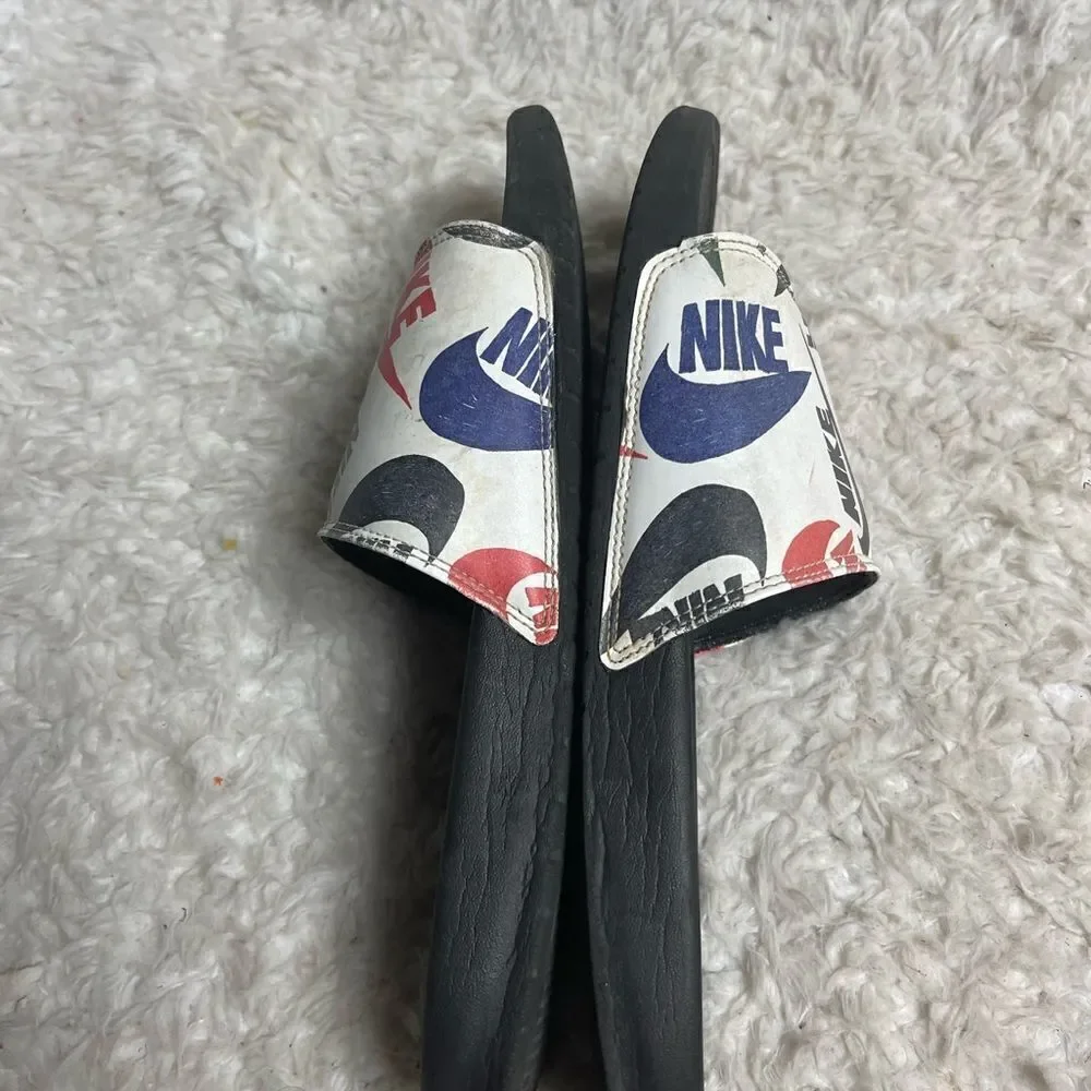 Nike Mens Benassi logo Print Slides sandals SZ11